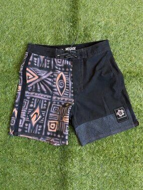 Rip Curl Boardshorts Mirage Faded Black Youth (?) Fits Mens Size 30 Surfwear